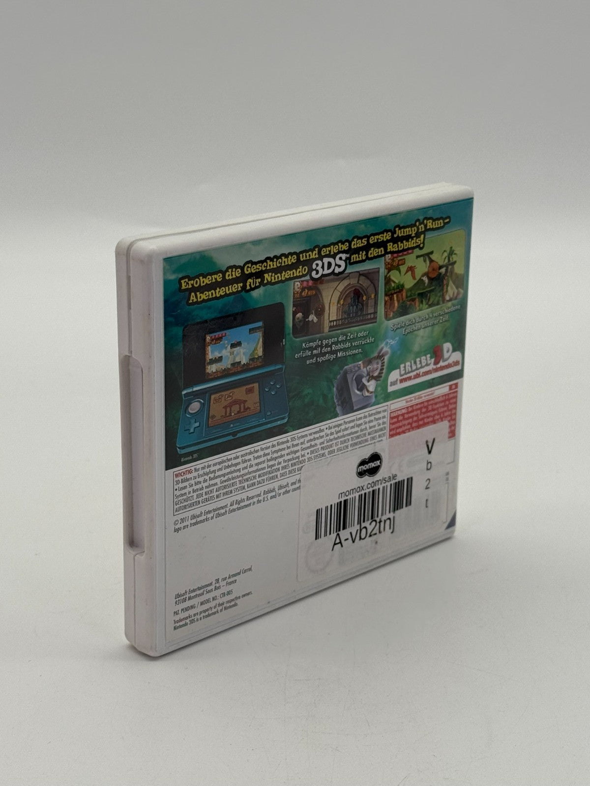 Rabbids 3D Nintendo 3DS Good Condition CIB OVP
