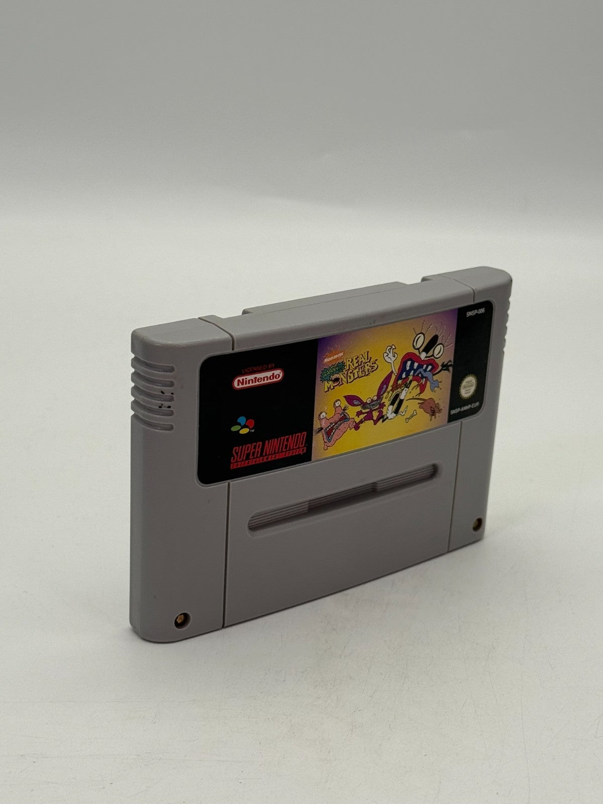 AAAHH!!! Real Monsters Super Nintendo SNES PAL Very good condition cartridge only