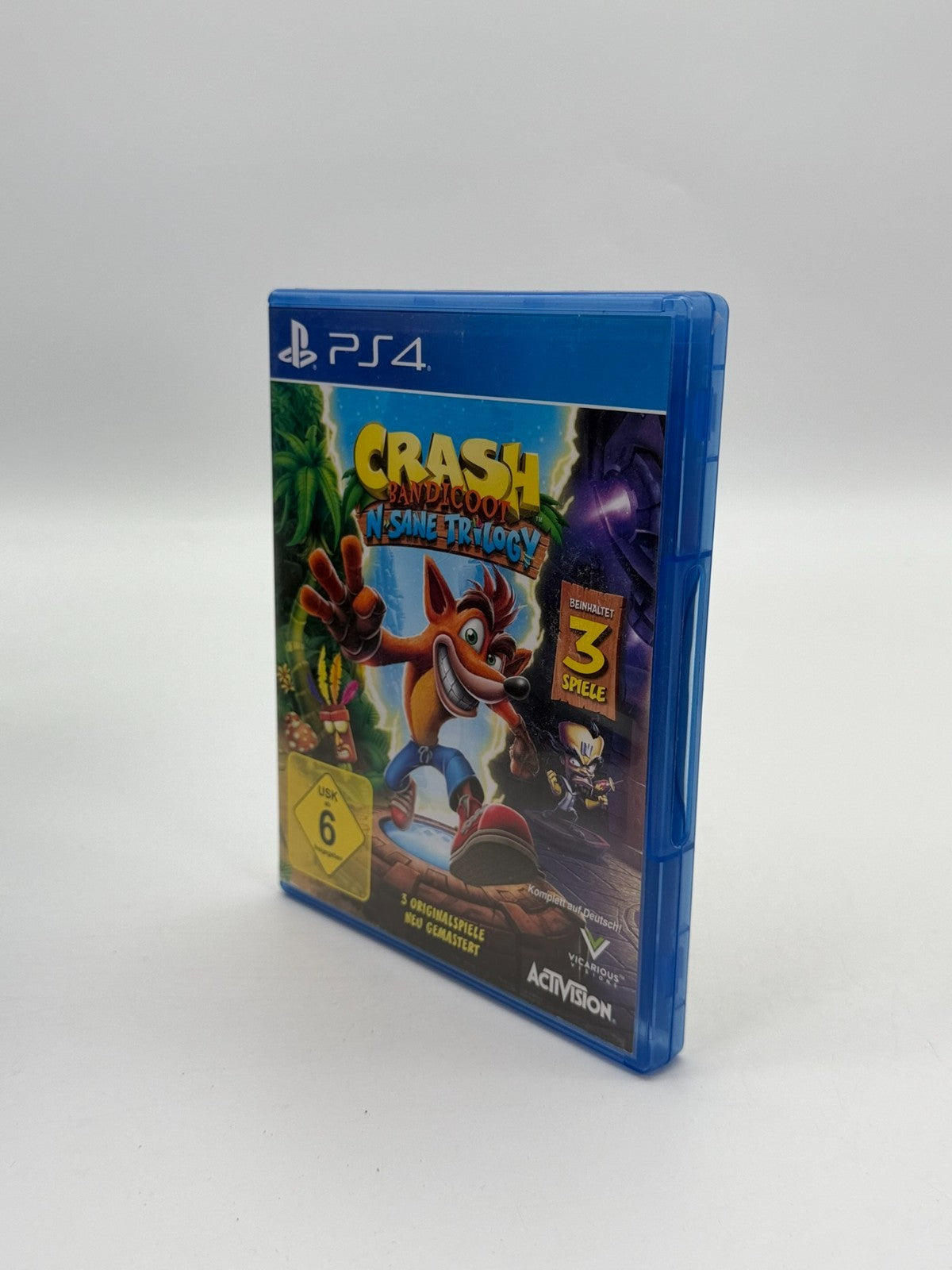 Crash N-Sane Trilogy Sony Playstation 4 Très bon état Emballage d'origine