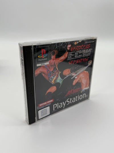 ECW Hardcore Revolution Sony Playstation 1 bon état CIB OVP