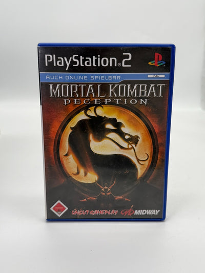 Mortal Kombat Deception Sony Playstation 2 guter Zustand CIB OVP