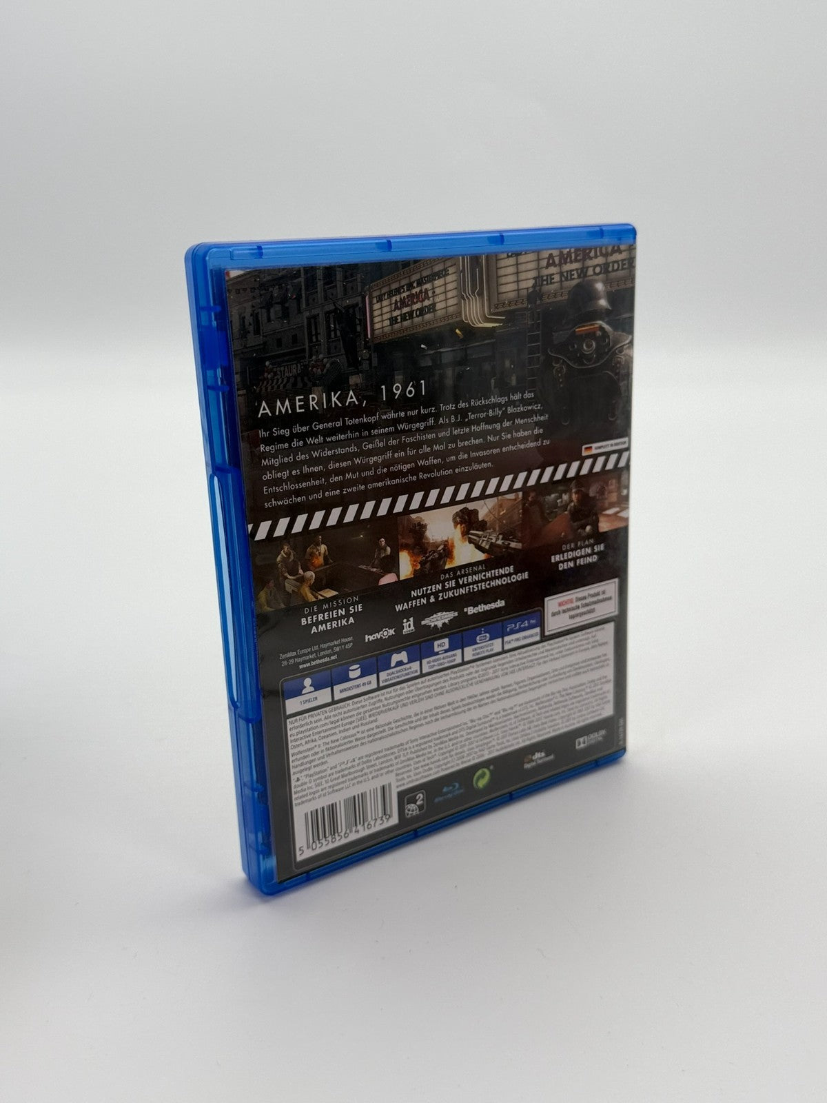 Wolfenstein II The New Colossus Sony PlayStation 4 Good Condition CIB OVP