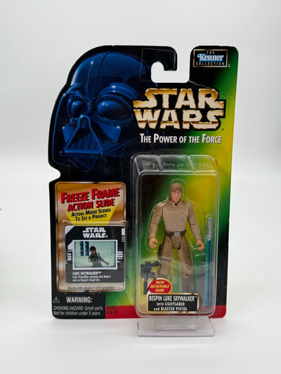 Star Wars Figure The Power Of The Force Bespin Luke Skywalker Kenner New