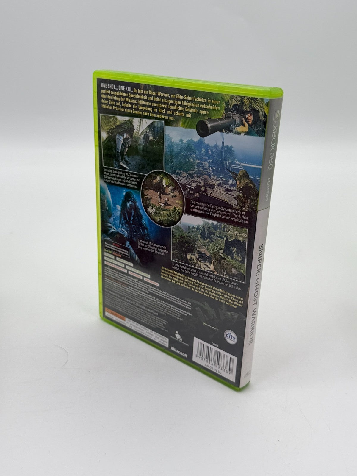 Sniper Ghost Warrior Microsoft XBox 360 guter Zustand CIB OVP