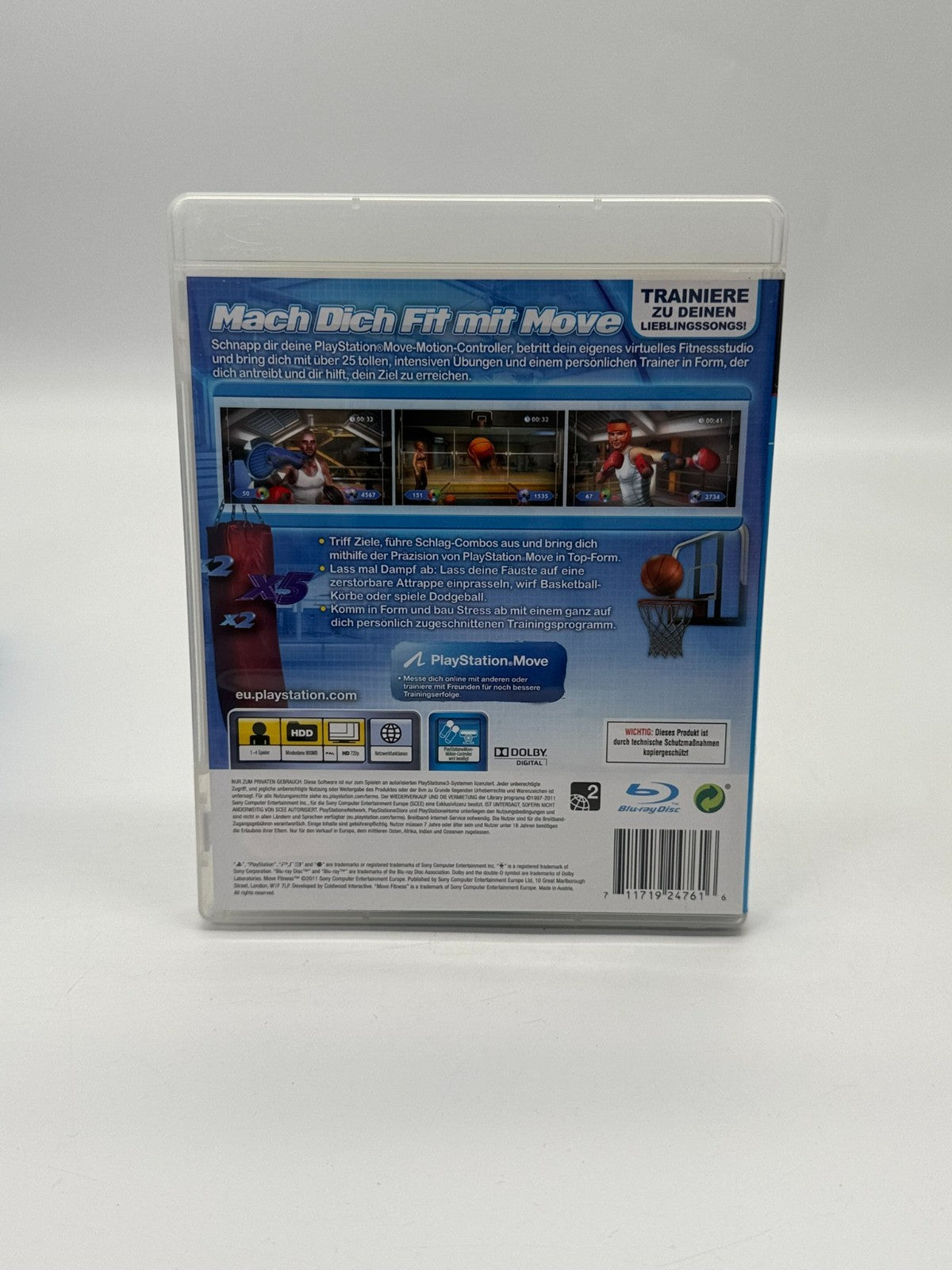 Move Fitness Sony Playstation 3 Sehr guter Zustand CIB OVP