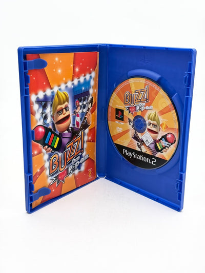 Buzz Le Pop Quiz Sony Playstation 2 Très bon état CIB OVP