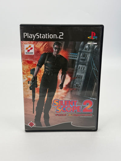 Silent Scope 2 Fatal Judgement Sony Playstation 2 good condition CIB OVP