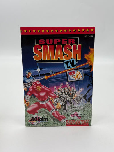 Super Smash T.V. Super Nintendo SNES NTSC-U/C gut - Sehr gut Modul + Anleitung