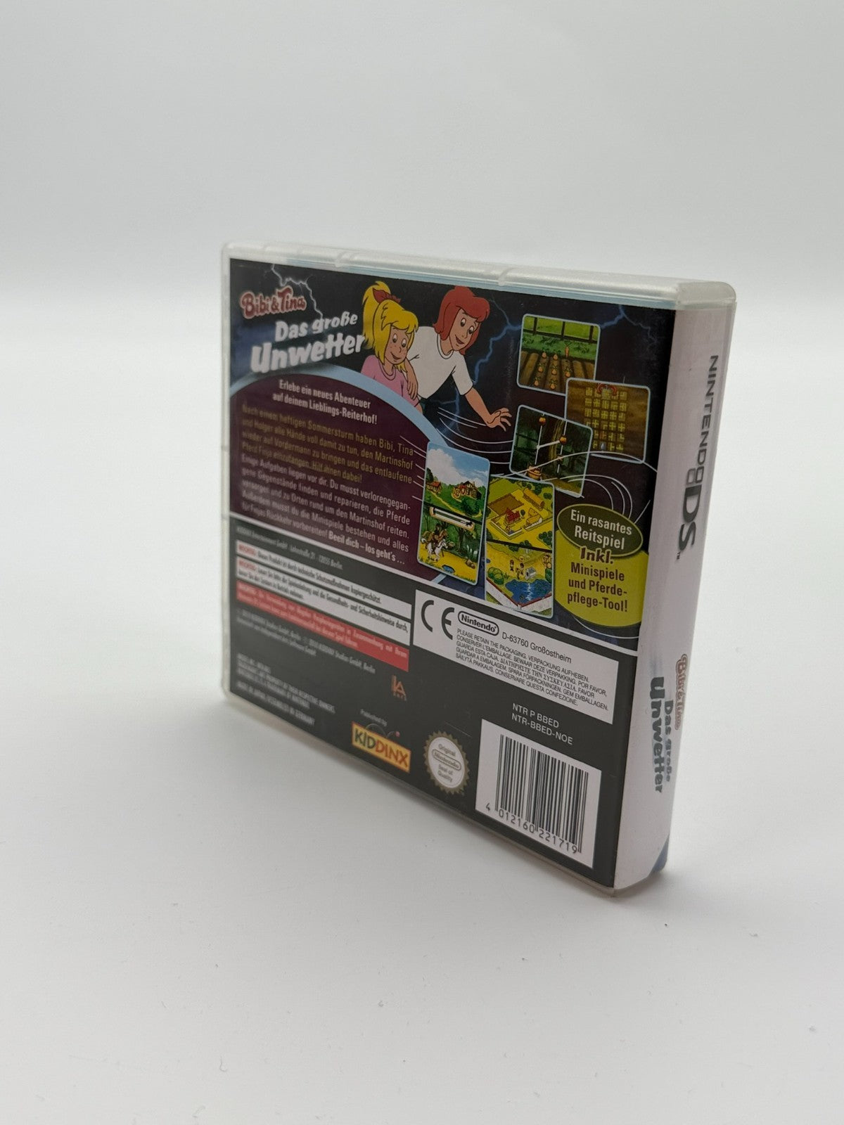 Bibi & Tina Das große Unwetter Nintendo DS guter Zustand CIB OVP