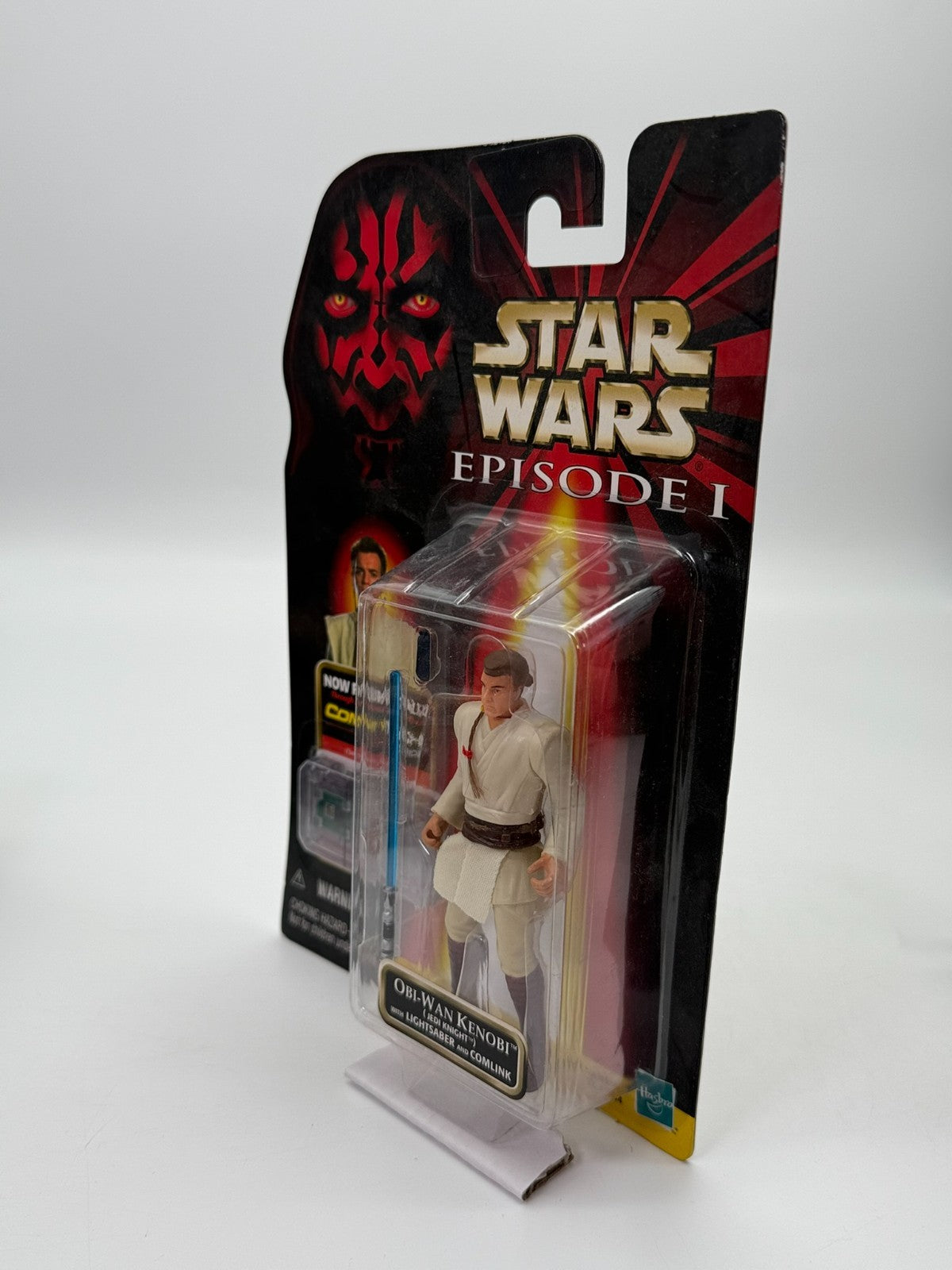Star Wars Épisode 1 Obi-Wan Kenobi avec sabre laser et comlink Neuf Non ouvert