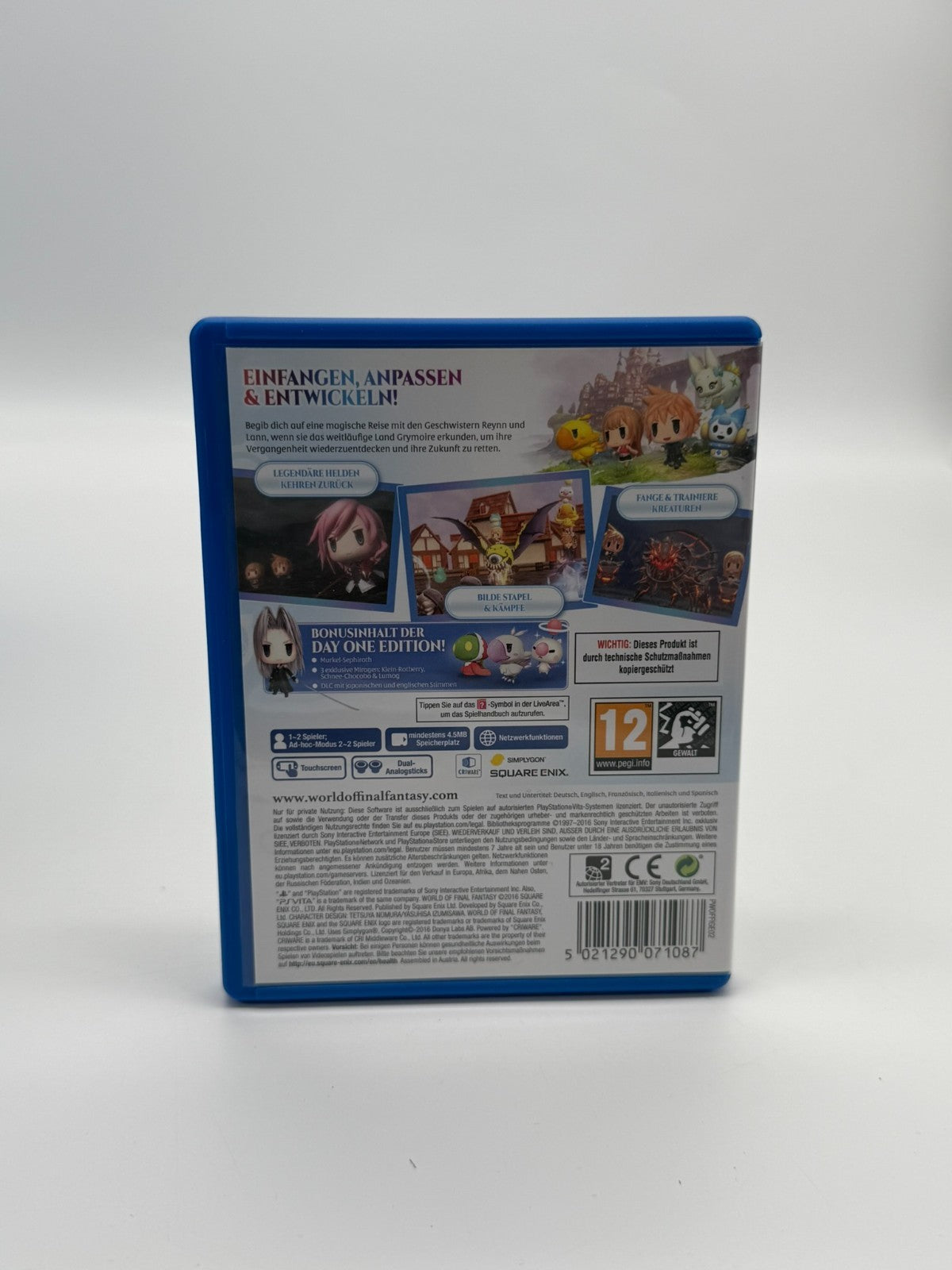 World Of Final Fantasy Day One Edition Sony Playstation Vita Très bon état