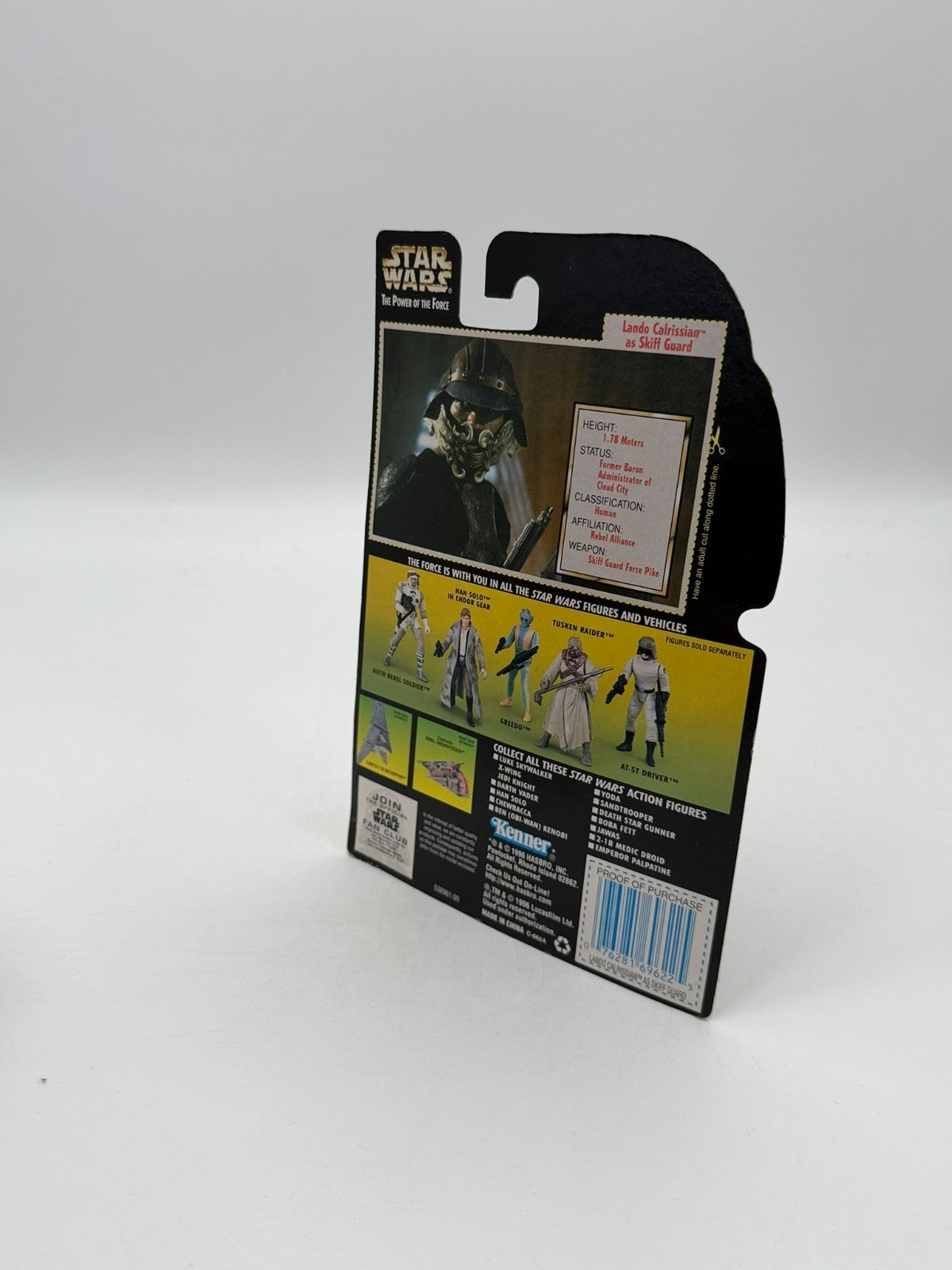 Figurine Star Wars Lando Calrissian en tant que Skiff Guard The Kenner Collection Neuf