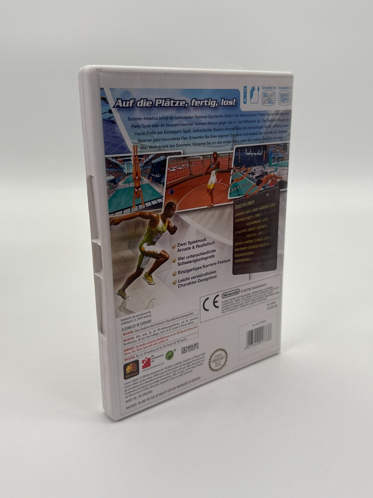 Summer Athletics Nintendo Wii guter Zustand CIB OVP