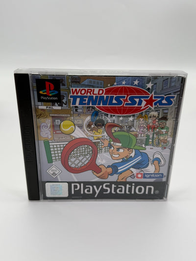 World Tennis Stars Sony Playstation 1 Good Condition CIB OVP