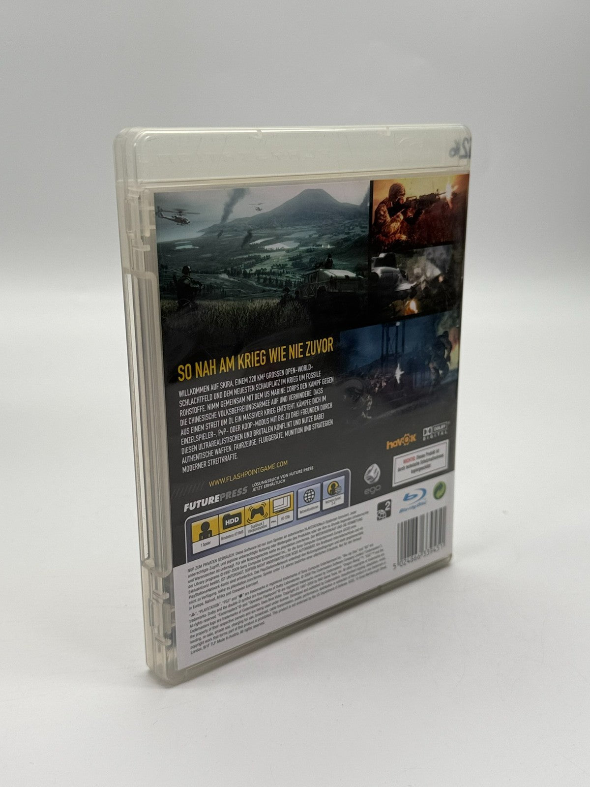 Operation Flashpoint Dragon Rising Sony Playstation 3 Très bon état CIB Boîte d'origine
