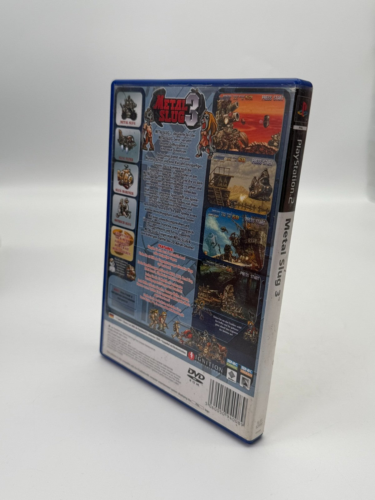 Metal Slug 3 Sony Playstation 2 Sehr guter Zustand CIB OVP
