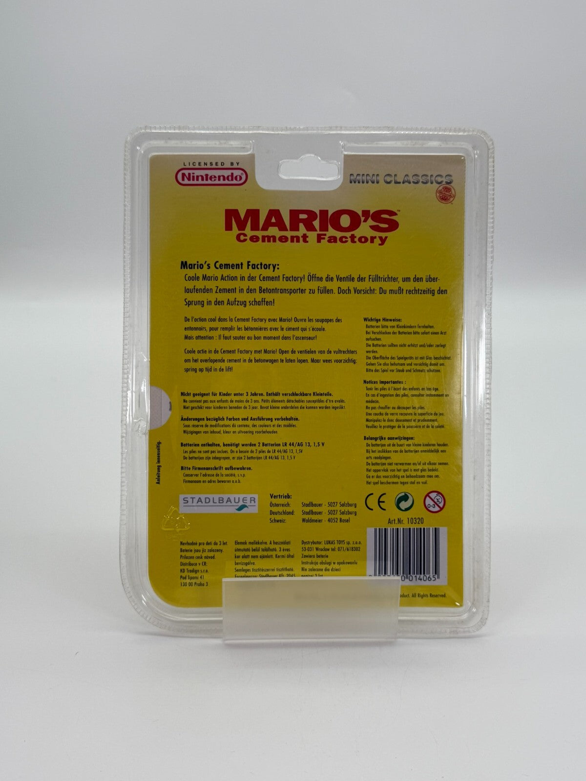 Nintendo Mini Classics Marios Cement Factory Neuf sous scellé Rare