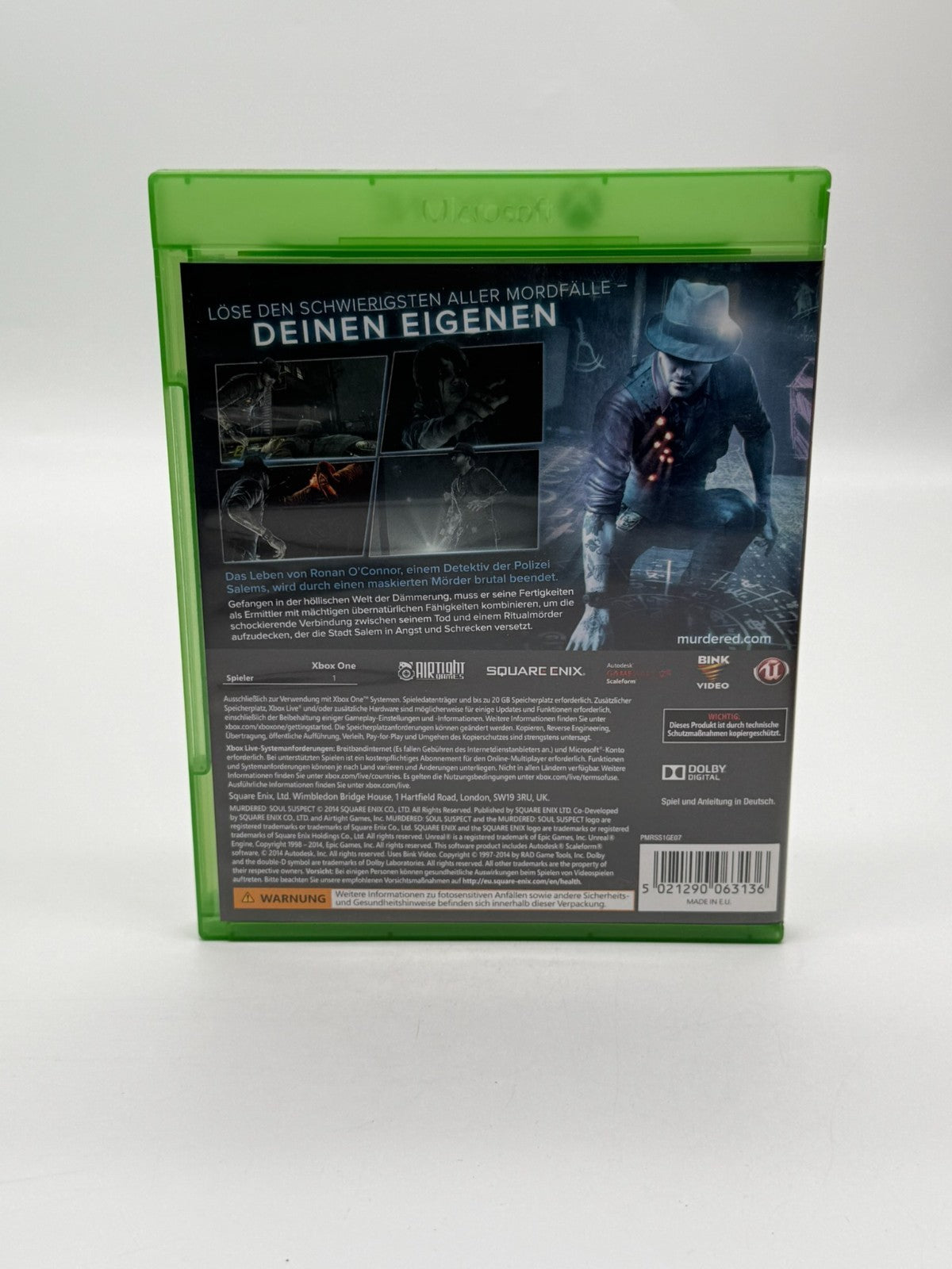 Murdered Soul Suspect Microsoft XBox One État neuf CIB OVP