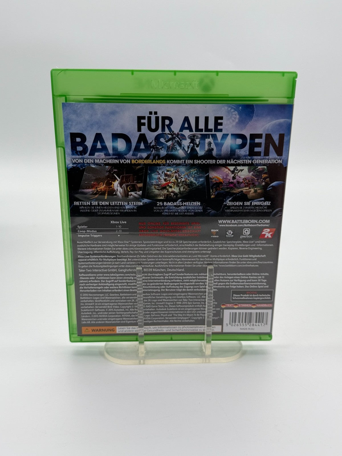 Battleborn Microsoft Xbox One Very Good - Like New Condition CIB OVP