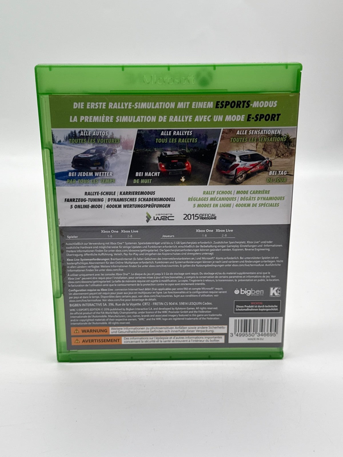 WRC 5 ESports Edition Microsoft Xbox One Like New CIB OVP
