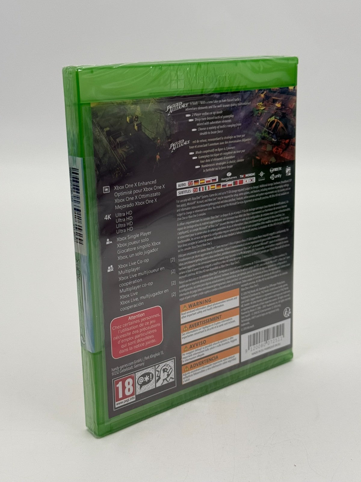 Jagged Alliance Rage Microsoft Xbox One Factory Sealed CIB NIB
