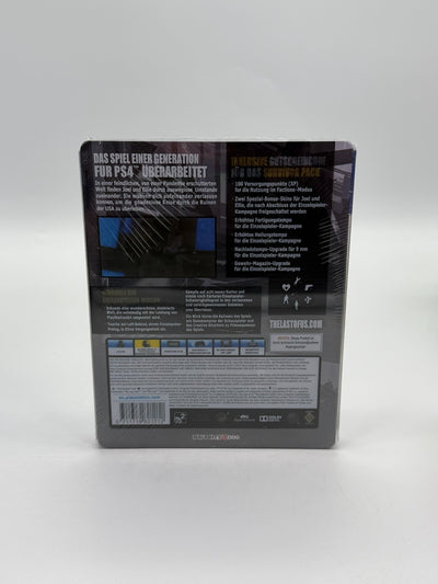 The Last Of Us Remastered Steelbook Edition Sony Playstation 4 Sealed Neu CIB