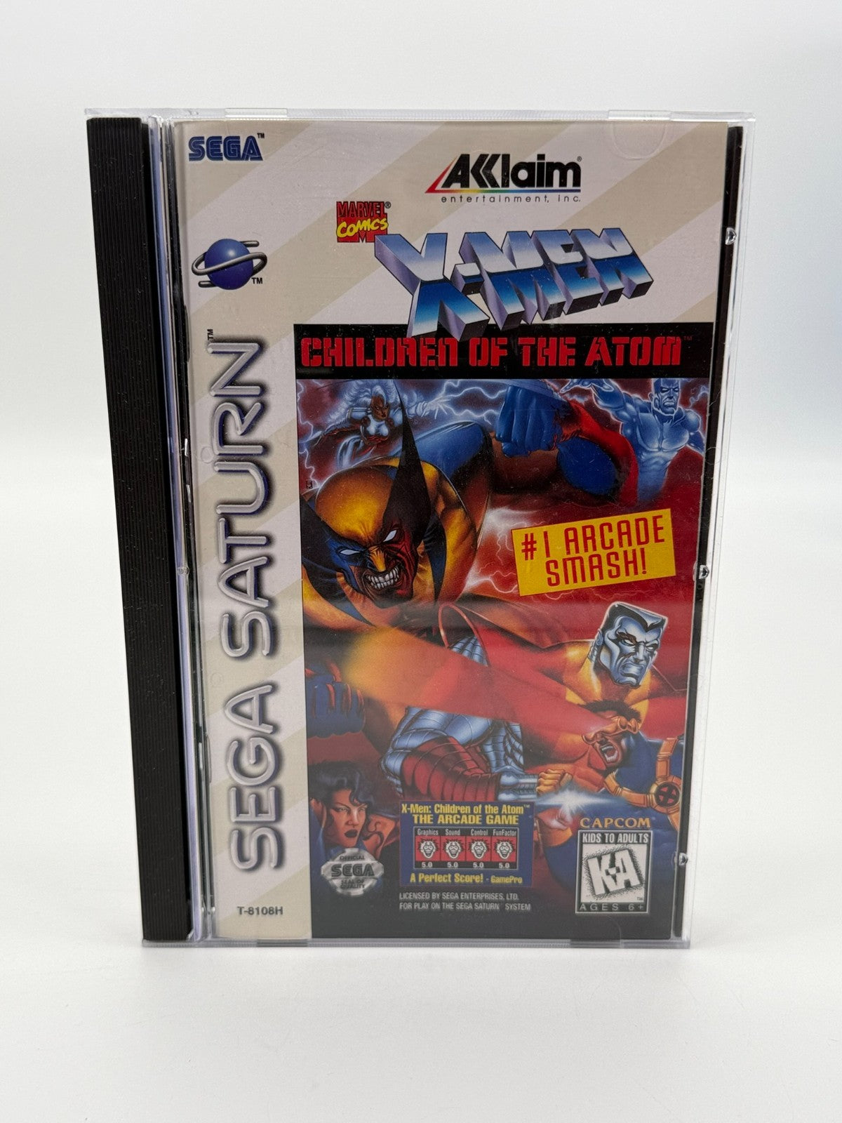 X-Men Children Of The Atom Sega Saturn NTSC-U/C good condition CIB OVP Long Box