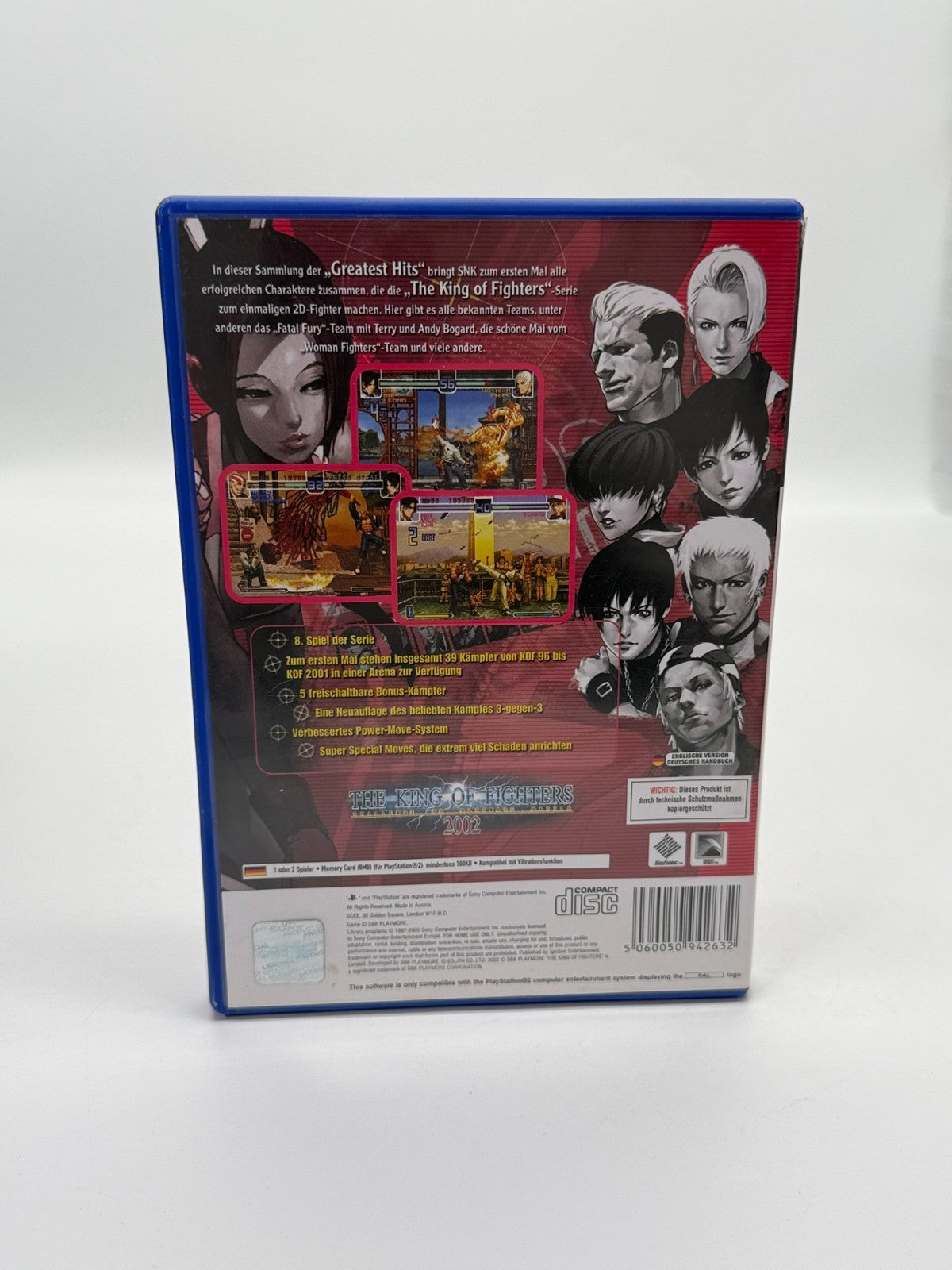The King Of Fighters 2002 Sony Playstation 2 Sehr guter Zustand CIB OVP