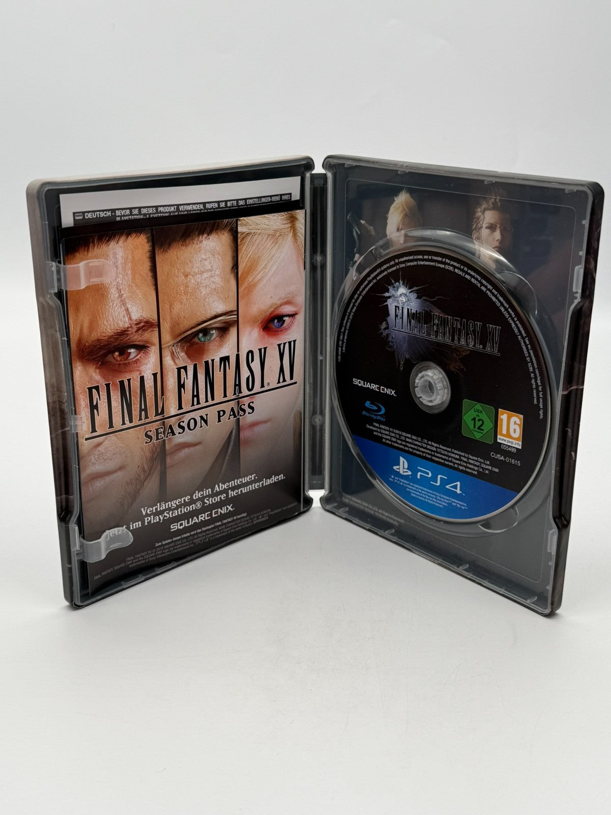 Final Fantasy XV Steelbook Sony Playstation 4 Très bon état avec jeu