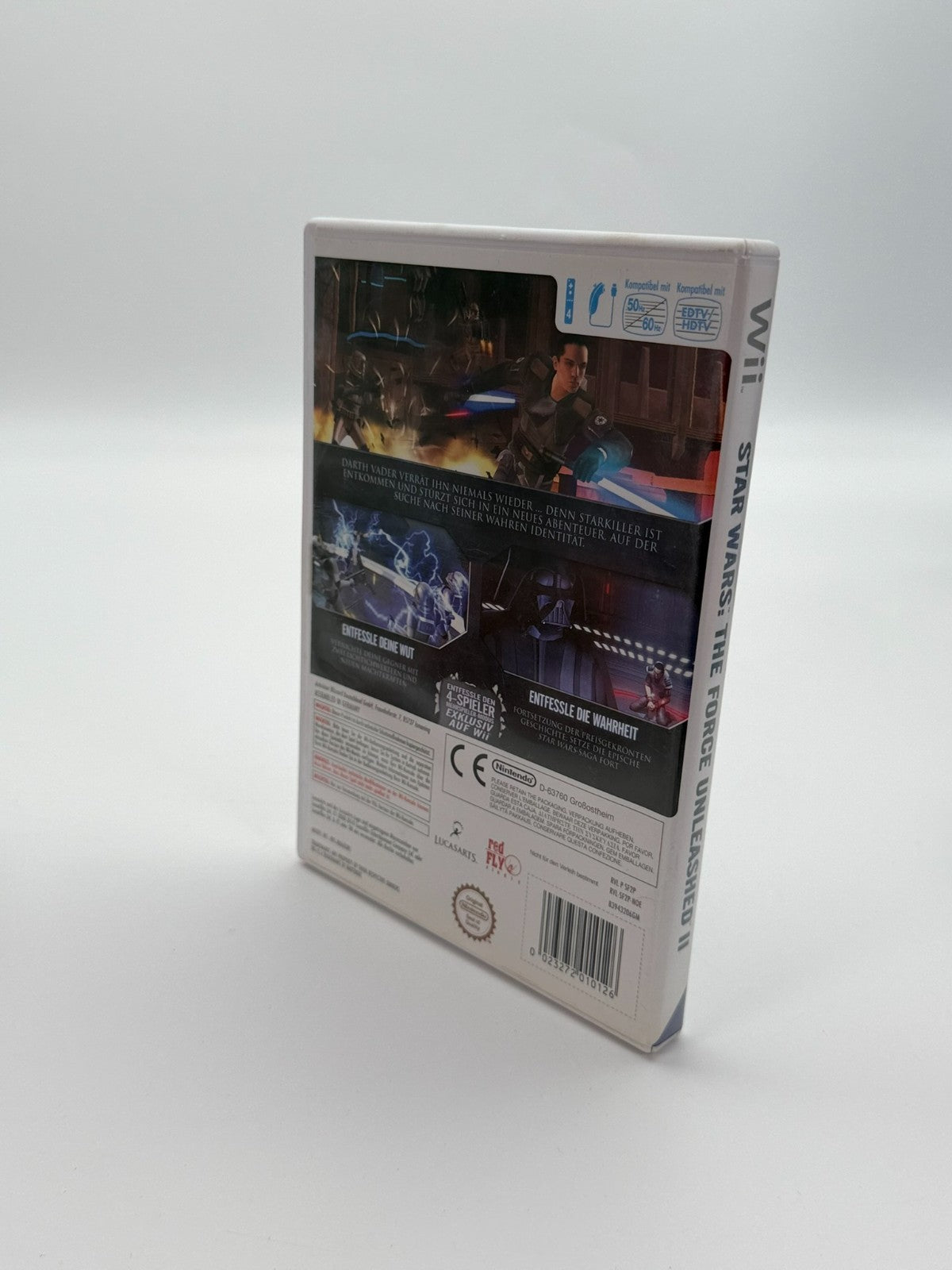 Star Wars The Force Unleashed II Nintendo Wii akzeptabler Zustand OVP