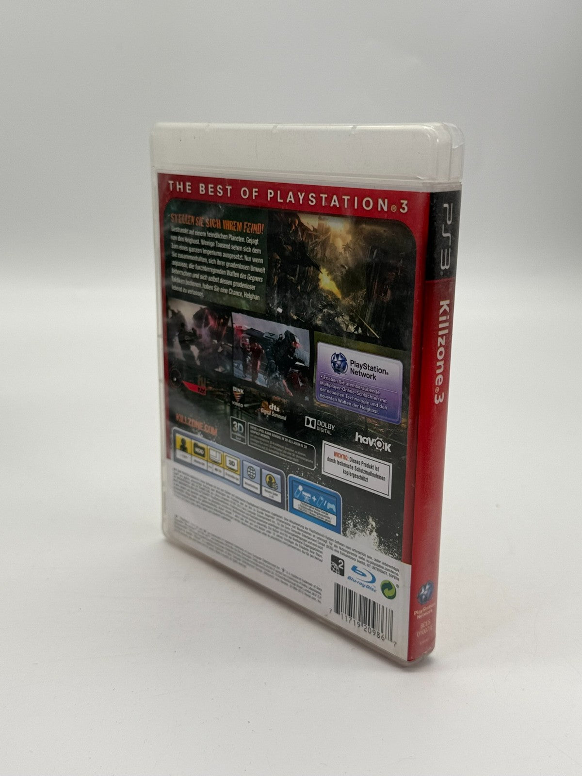 Killzone 3 Essential Sony Playstation 3 bon état CIB OVP