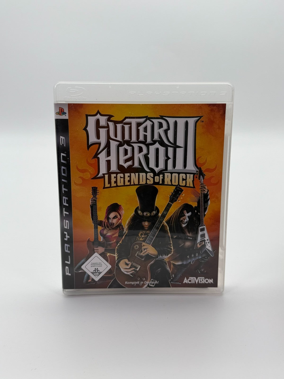 Guitar Hero III Legends of Rock Sony Playstation 3 Sehr guter Zustand CIB OVP