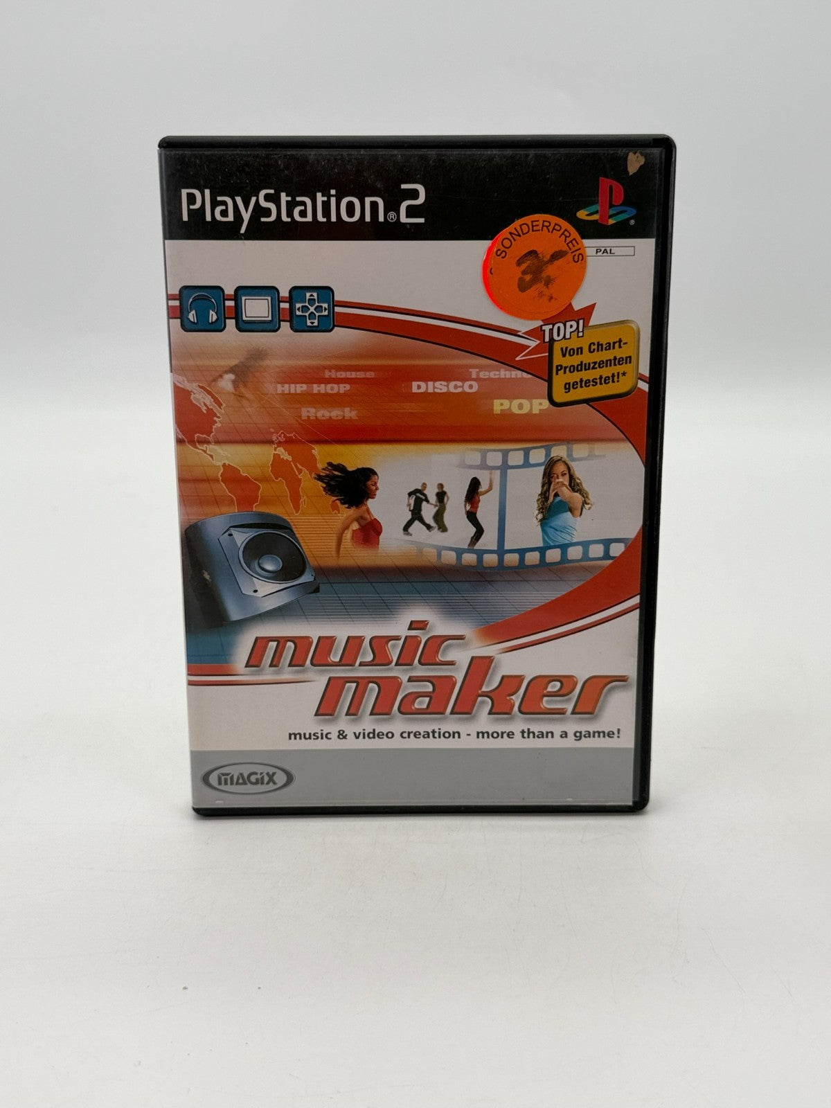 Magix Music Maker Sony Playstation 2 guter Zustand CIB OVP