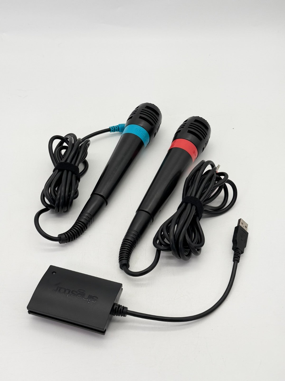 Sony Playstation 2 Singstar Mikrofone guter Zustand mit Adapter