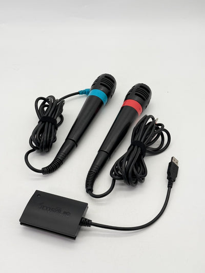 Sony Playstation 2 Singstar Mikrofone guter Zustand mit Adapter