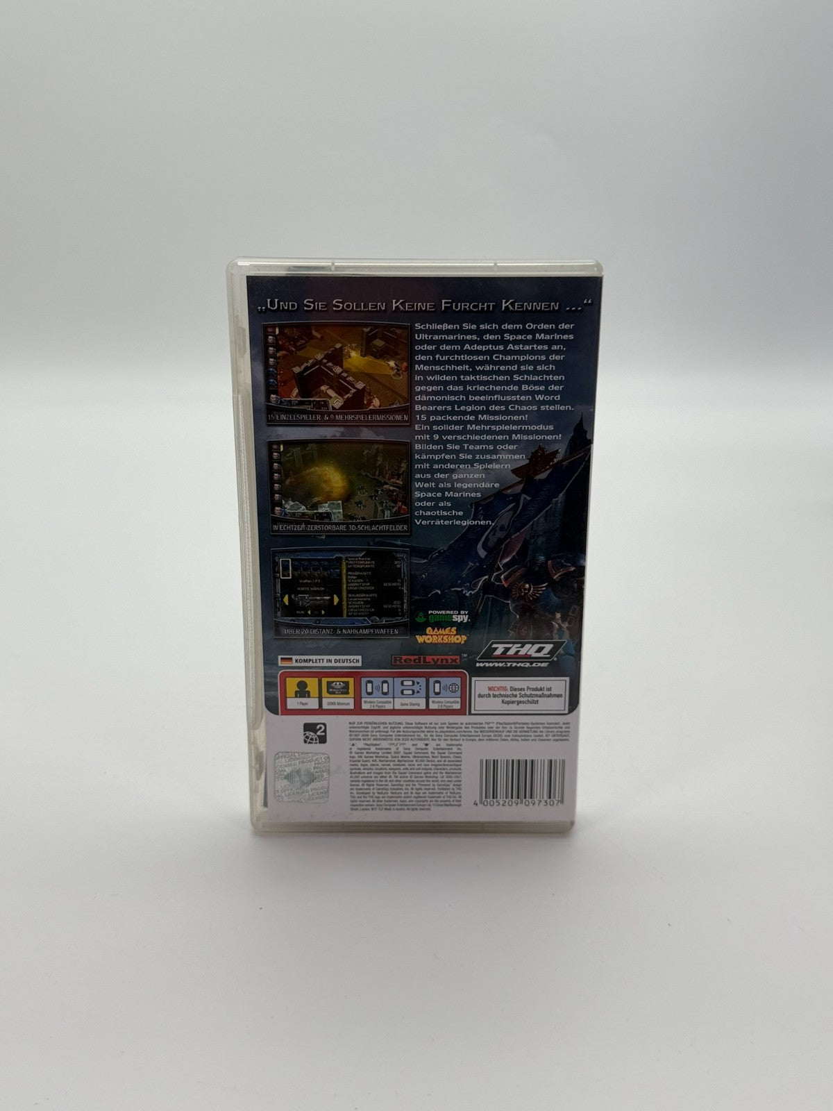 Warhammer 40.000 Squad Command Sony PSP guter Zustand CIB OVP