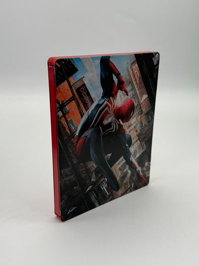 Spider Man + Steelbook Sony Playstation 4 Très bon état CIB OVP