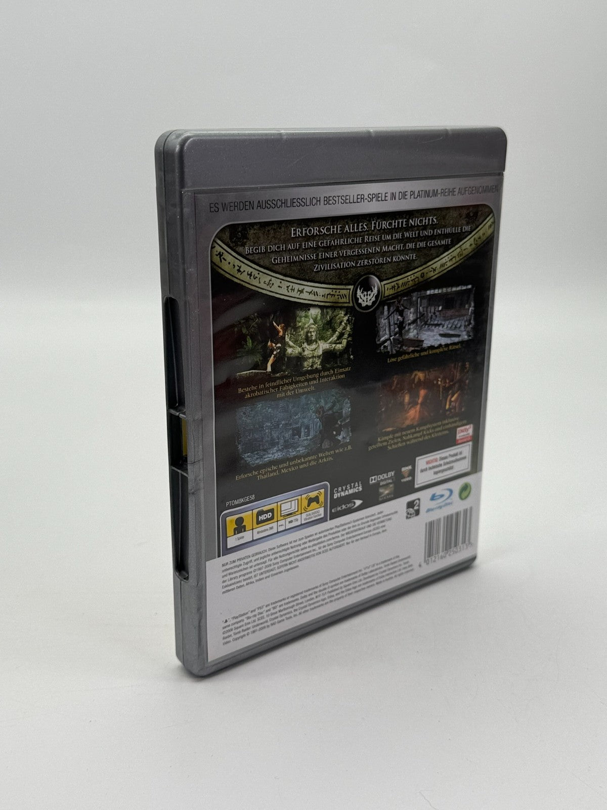 Tomb Raider Underworld Platinum Sony Playstation 3 Très bon état CIB OVP