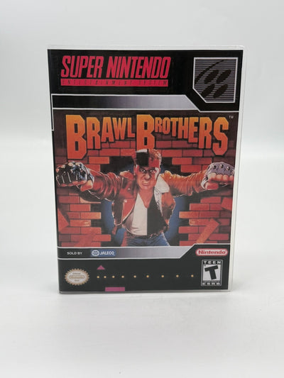 Brawl Brothers Super Nintendo SNES NTSC-U/C gut - Sehr gut Modul + Anleitung