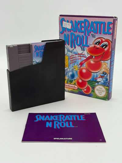 Snake Rattle 'n' Roll Nintendo NES Sehr guter Zustand CIB OVP Retro