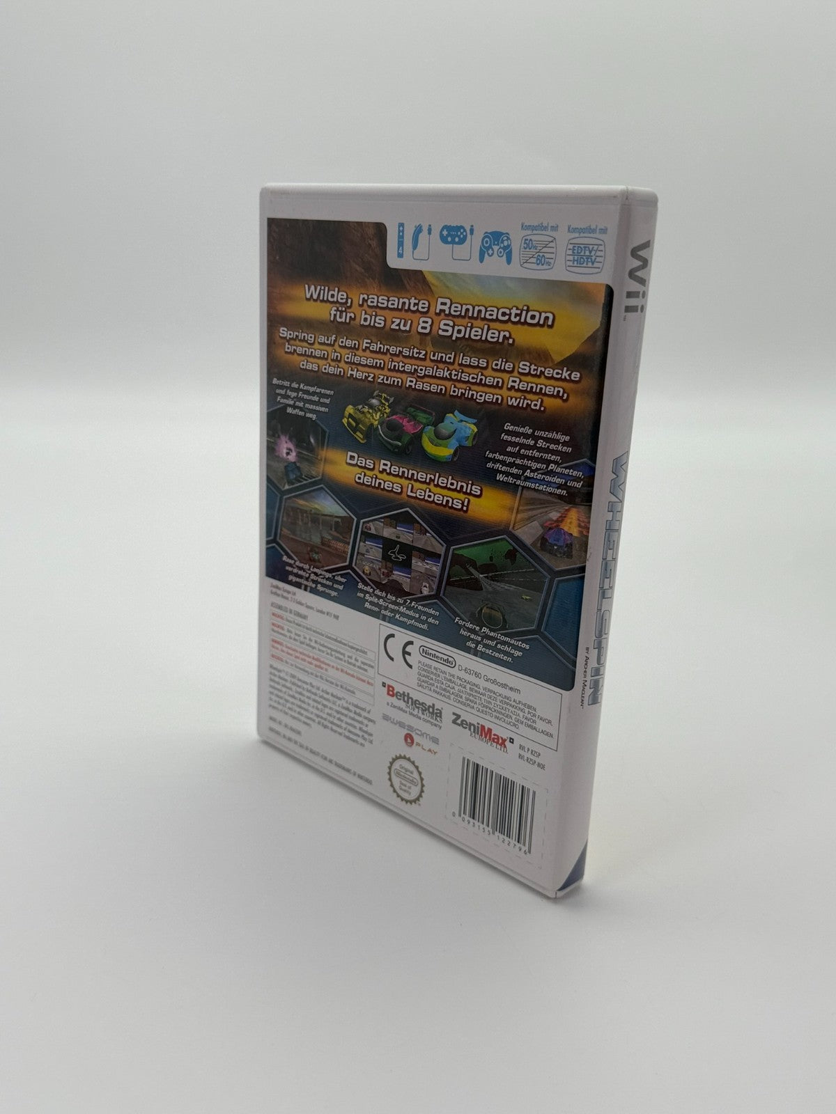 Wheelspin By Archer Maclean Nintendo Wii Sehr guter Zustand CIB OVP