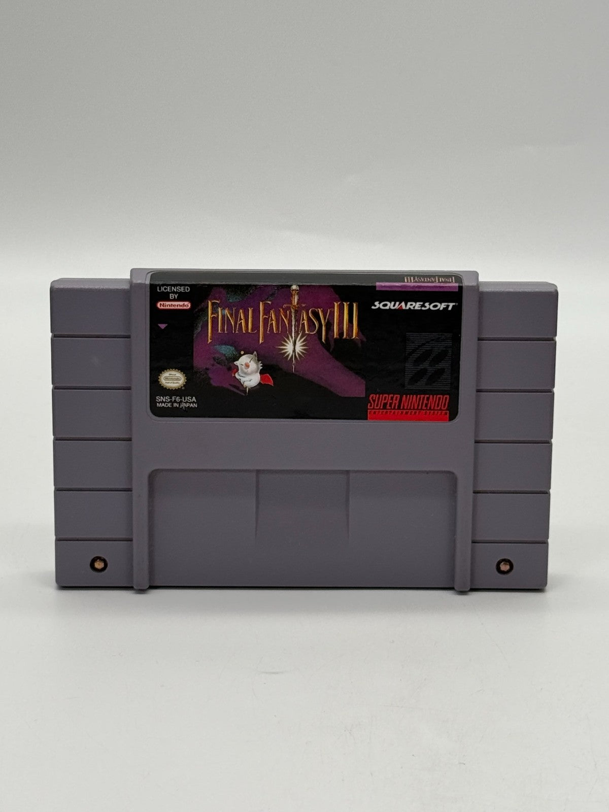 Final Fantasy III Super Nintendo SNES NTSC-U/C guter Zustand Modul + Anleitung