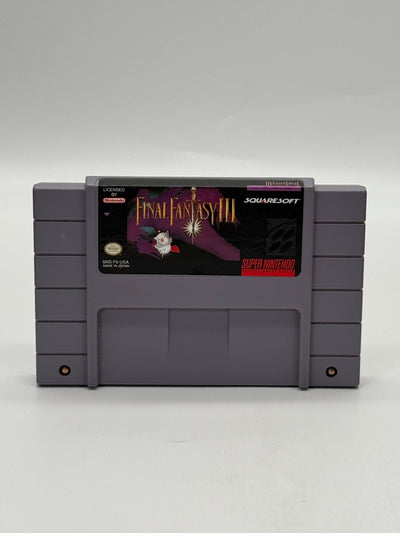 Final Fantasy III Super Nintendo SNES NTSC-U/C guter Zustand Modul + Anleitung
