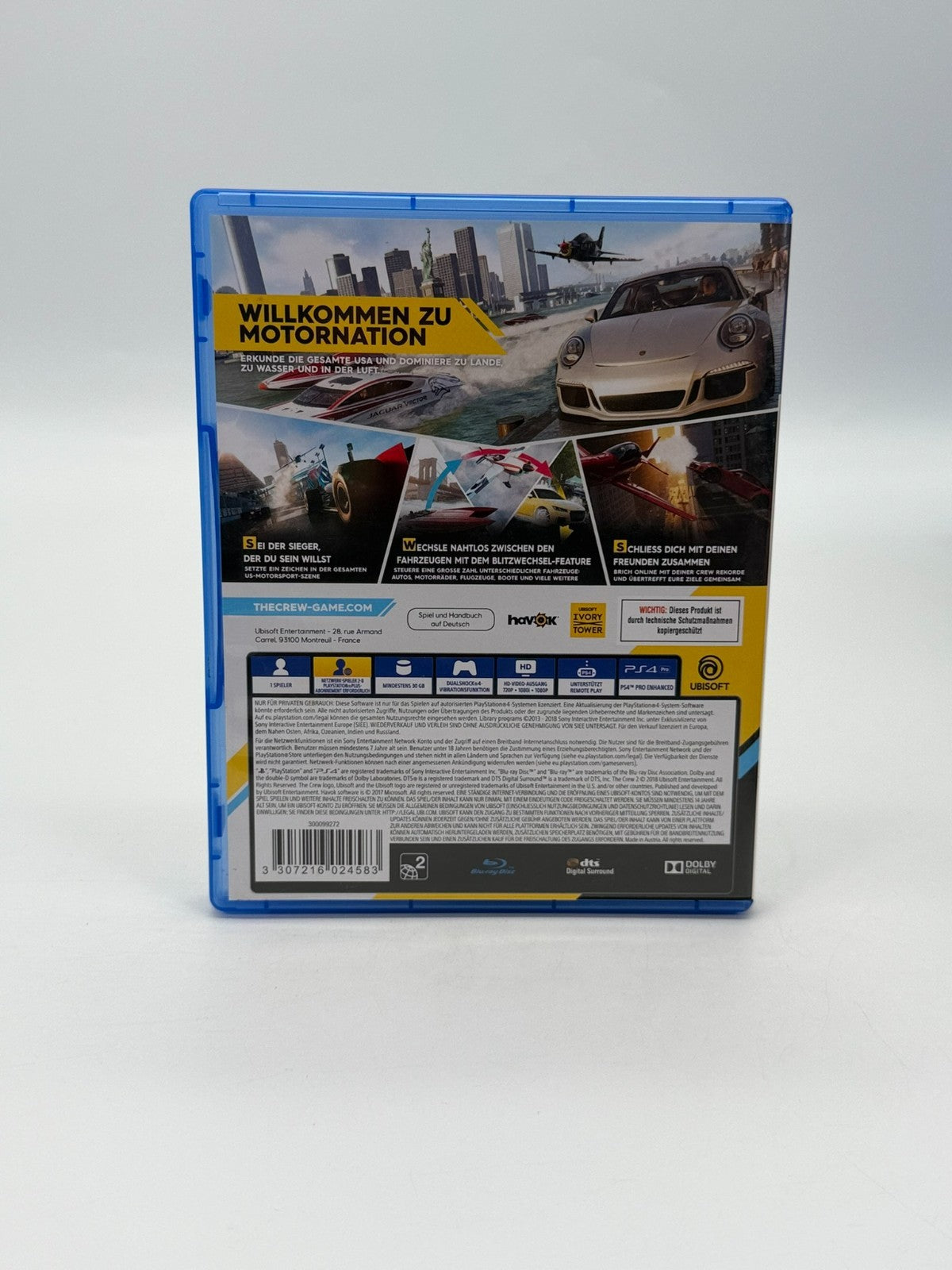The Crew 2 Sony Playstation 4 Sehr guter Zustand CIB OVP