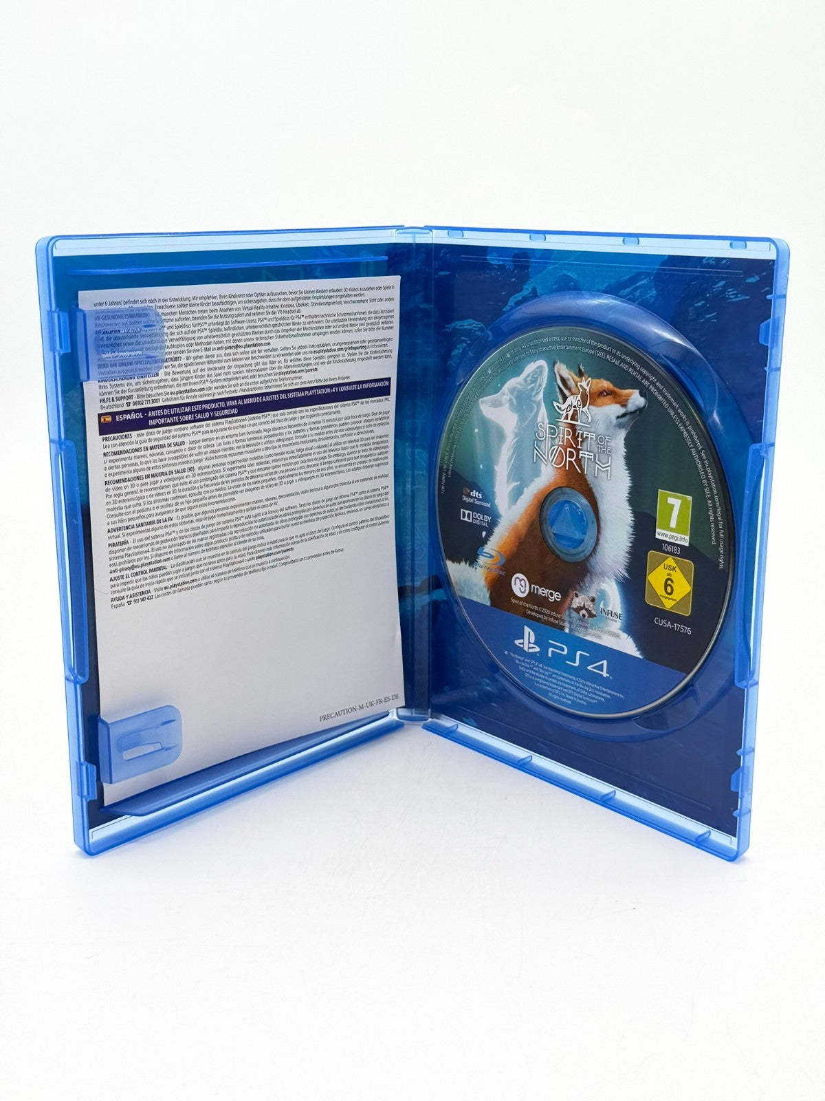 Spirit Of The North Sony Playstation 4 Très bon état CIB Boîte d'origine