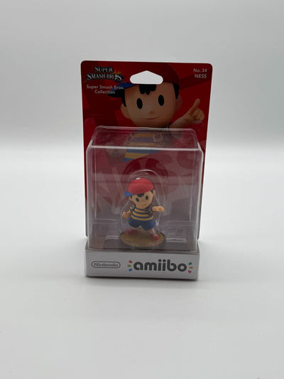 Super Smash Bros. Ness No. 34 Amiibo 3DS Wii U Switch Neuf et inutilisé