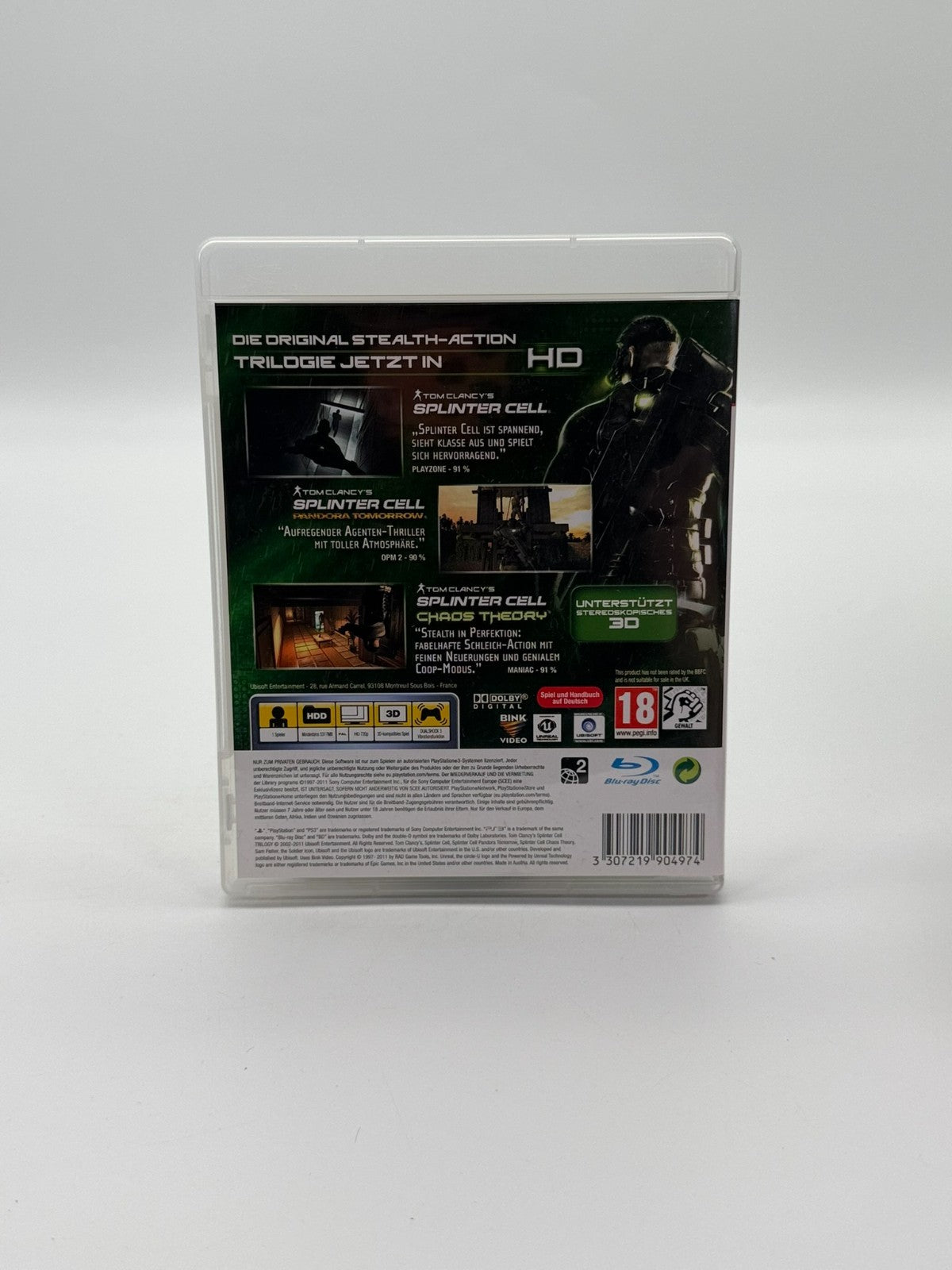 Tom Clancys Splinter Cell Trilogy Sony Playstation 3 Sehr guter Zustand CIB OVP