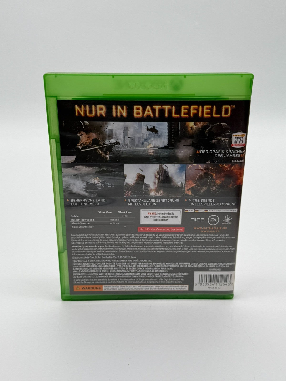 Battlefield 4 Microsoft Xbox One Very Good Condition CIB OVP