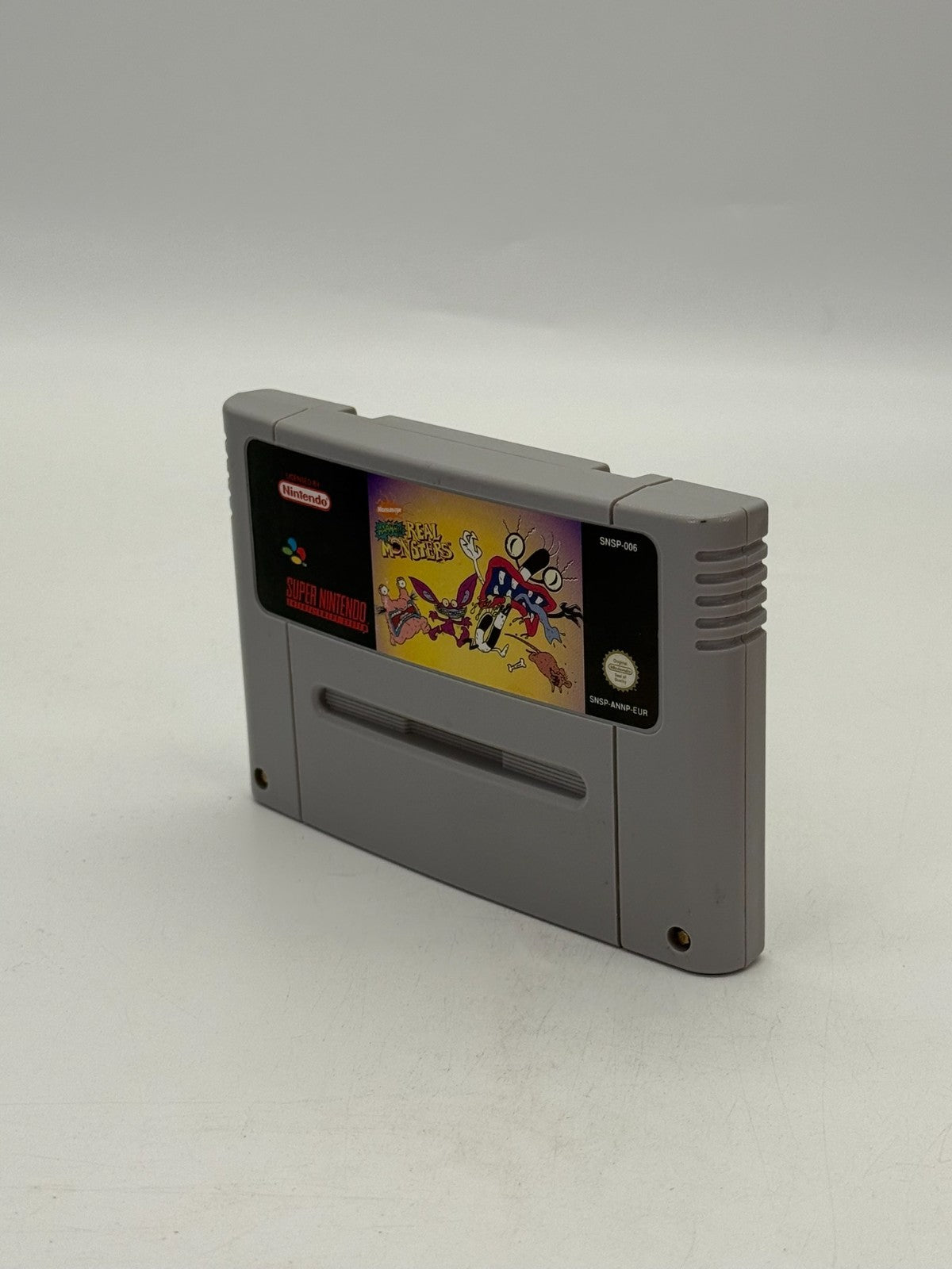 AAAHH!!! Real Monsters Super Nintendo SNES PAL Very good condition cartridge only