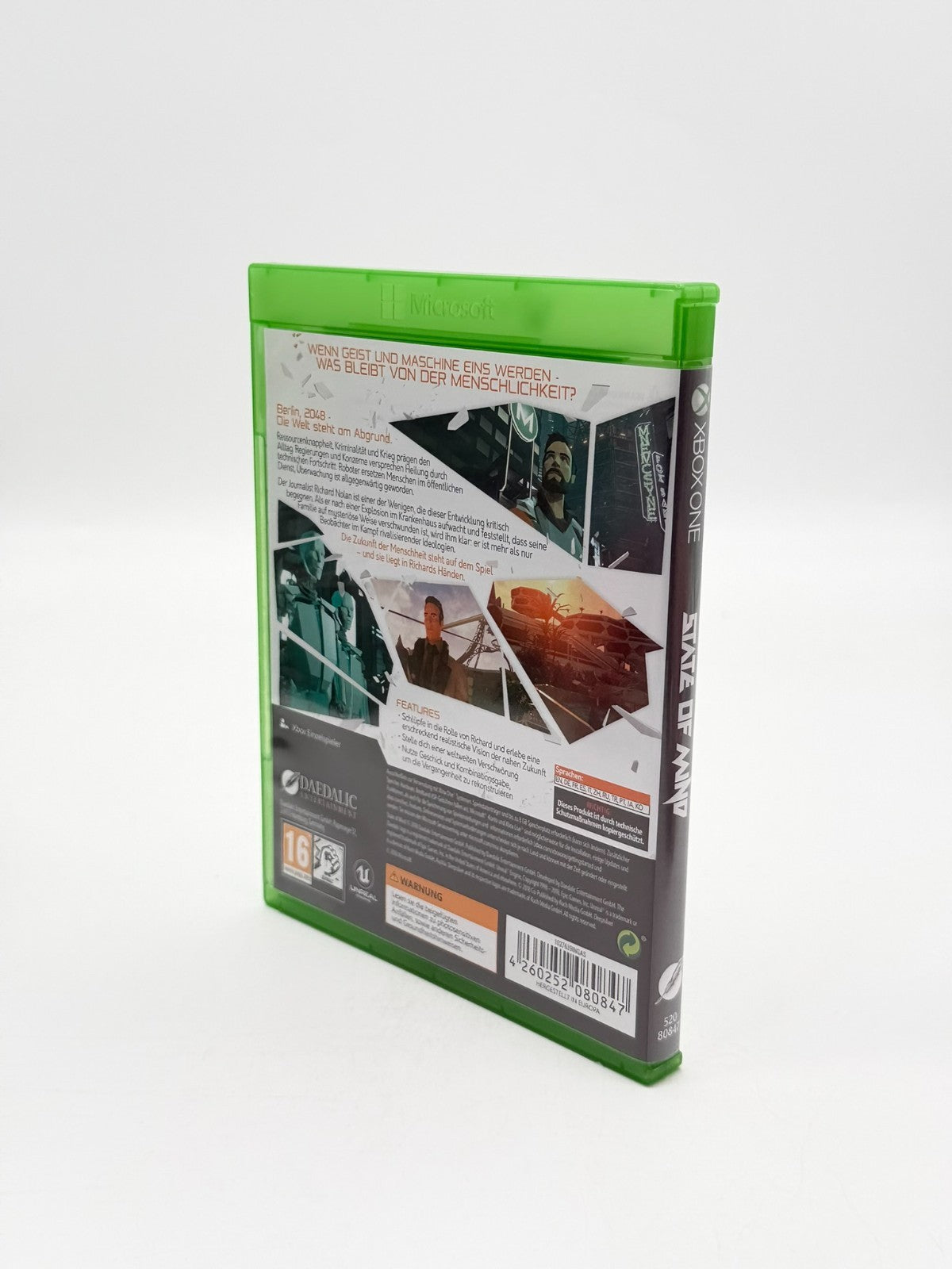 State Of Mind Microsoft XBox One Très bon état Emballage d'origine